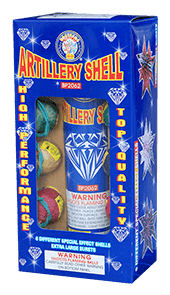 Blue Box Artillery Shell