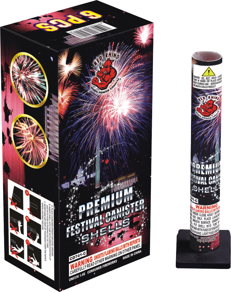 Premium Festival Canister Shells